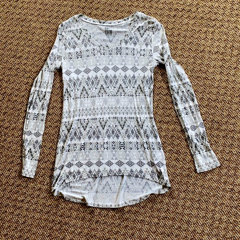 Long sleeve blouse